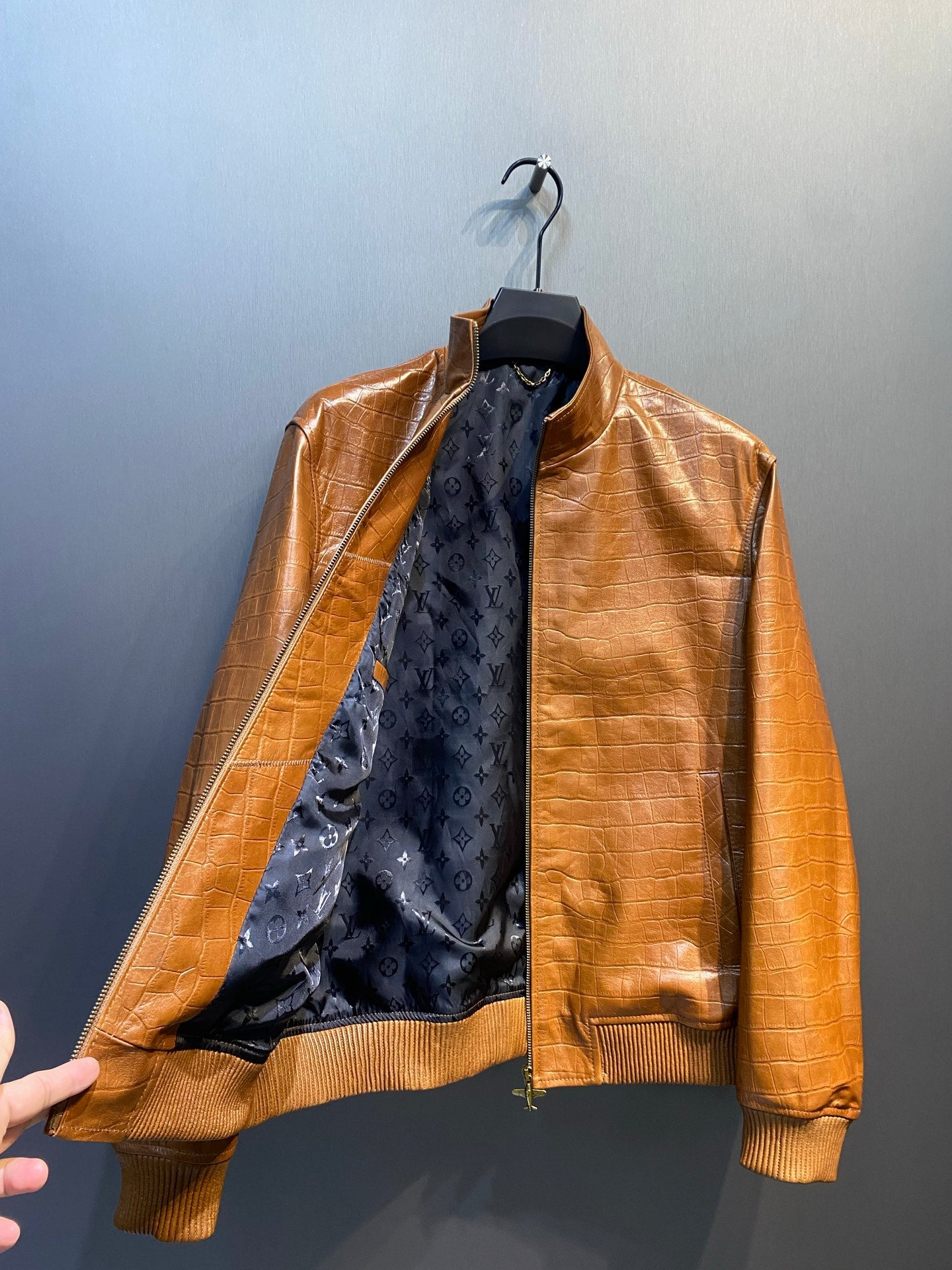 LV Stand Collar Flight Jacket