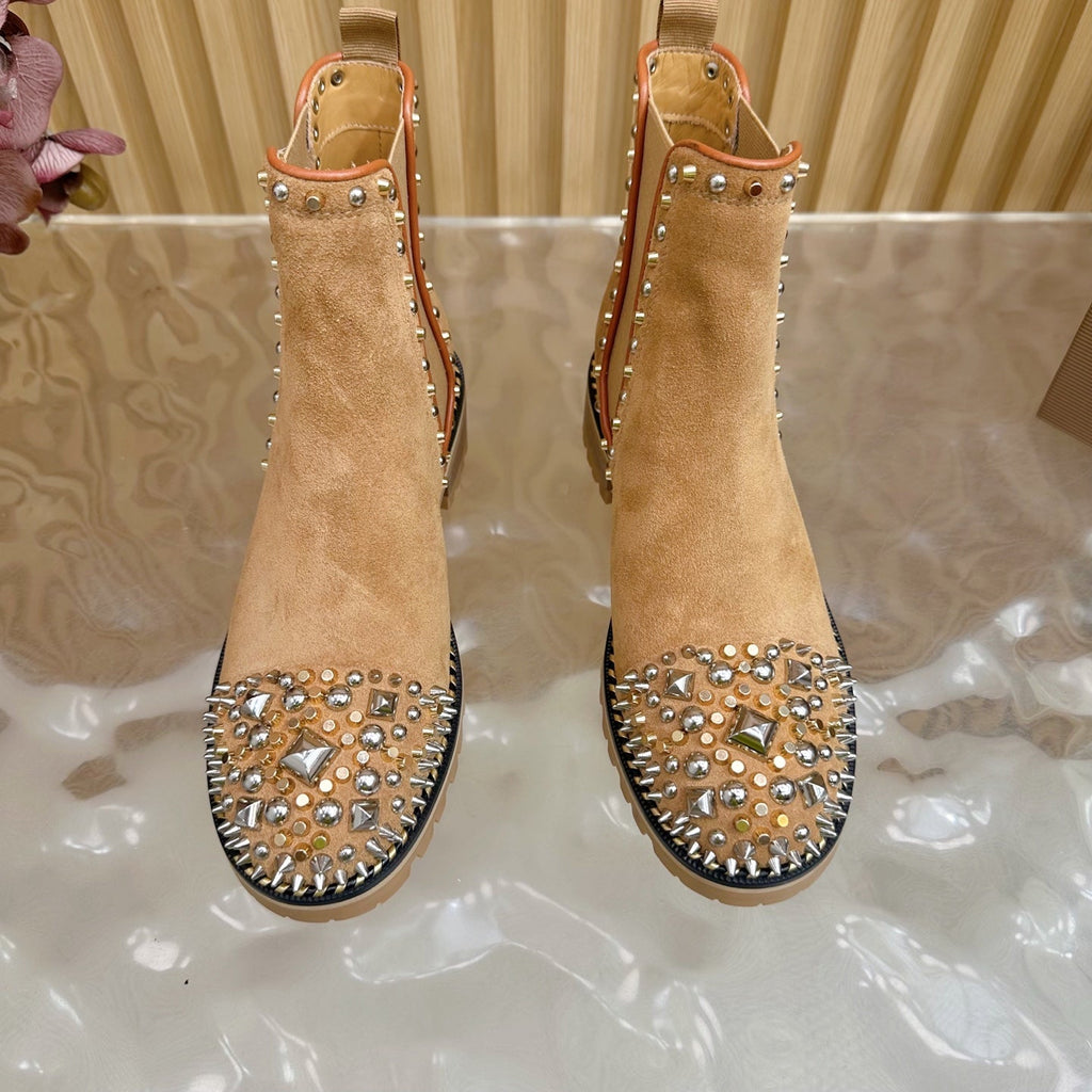 Women's Christian Louboutin studded ankle boots
