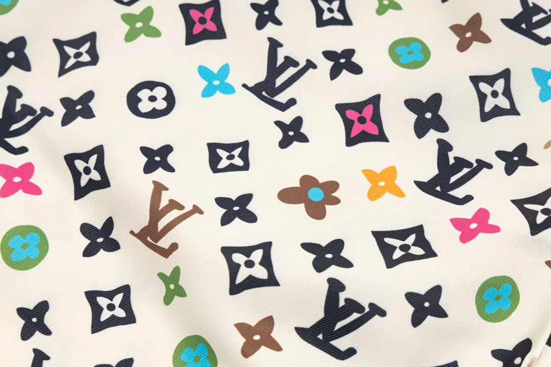 LV Mulberry Silk Shorts