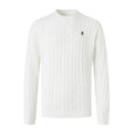 Prada Embroidered Cable Knit Sweater