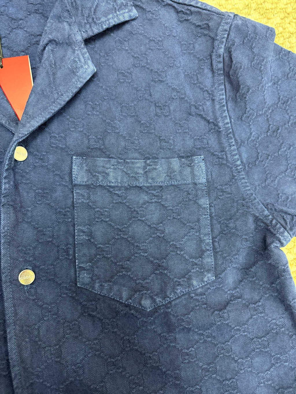 Gucci Denim Short Sleeve Shirt