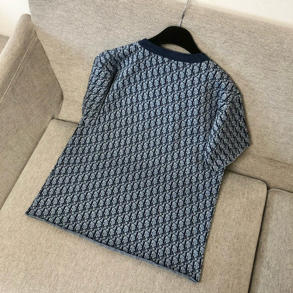 Dior Knit Crew Neck T-Shirt