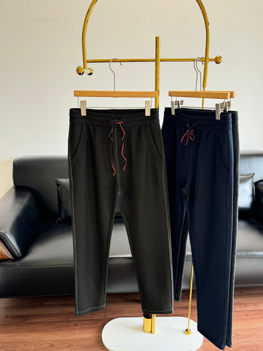 Loro Piana Men's Wool Straight Leg trousers