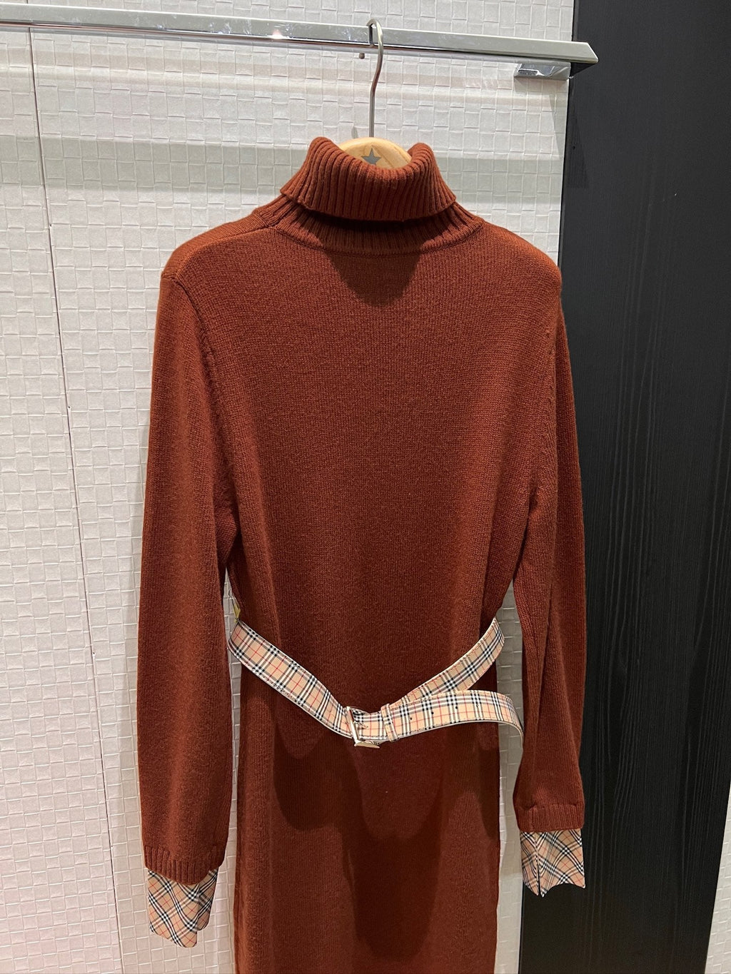 Women's Double Layered Turtleneck Knit