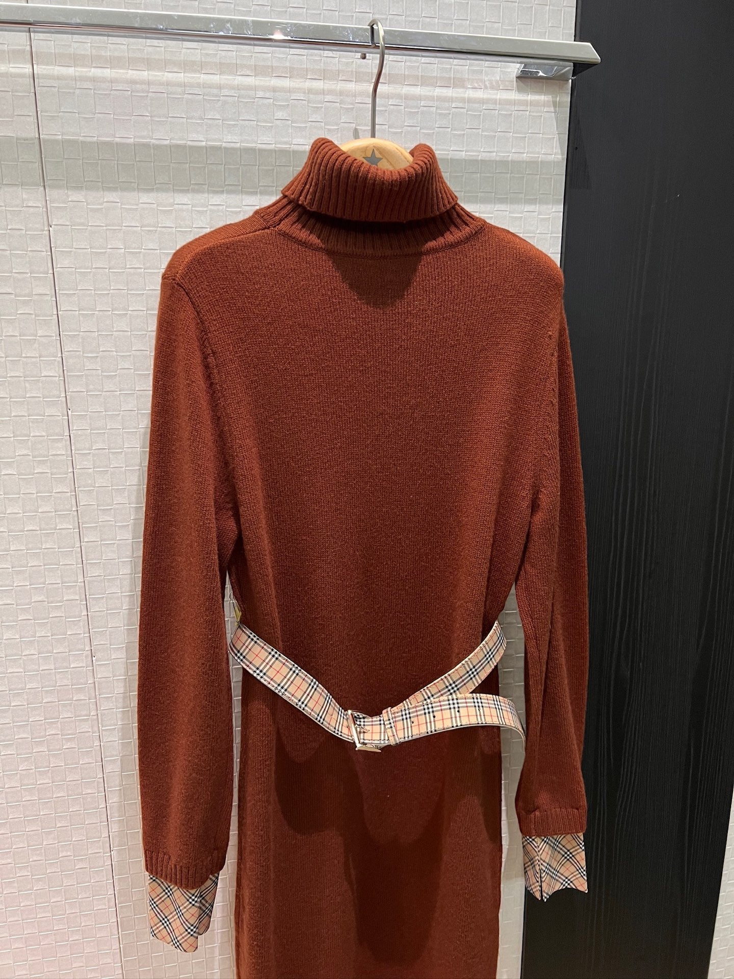 Women's Double Layered Turtleneck Knit