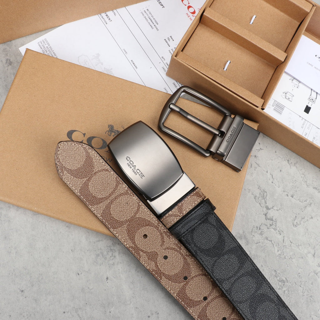 Coach reversible belt