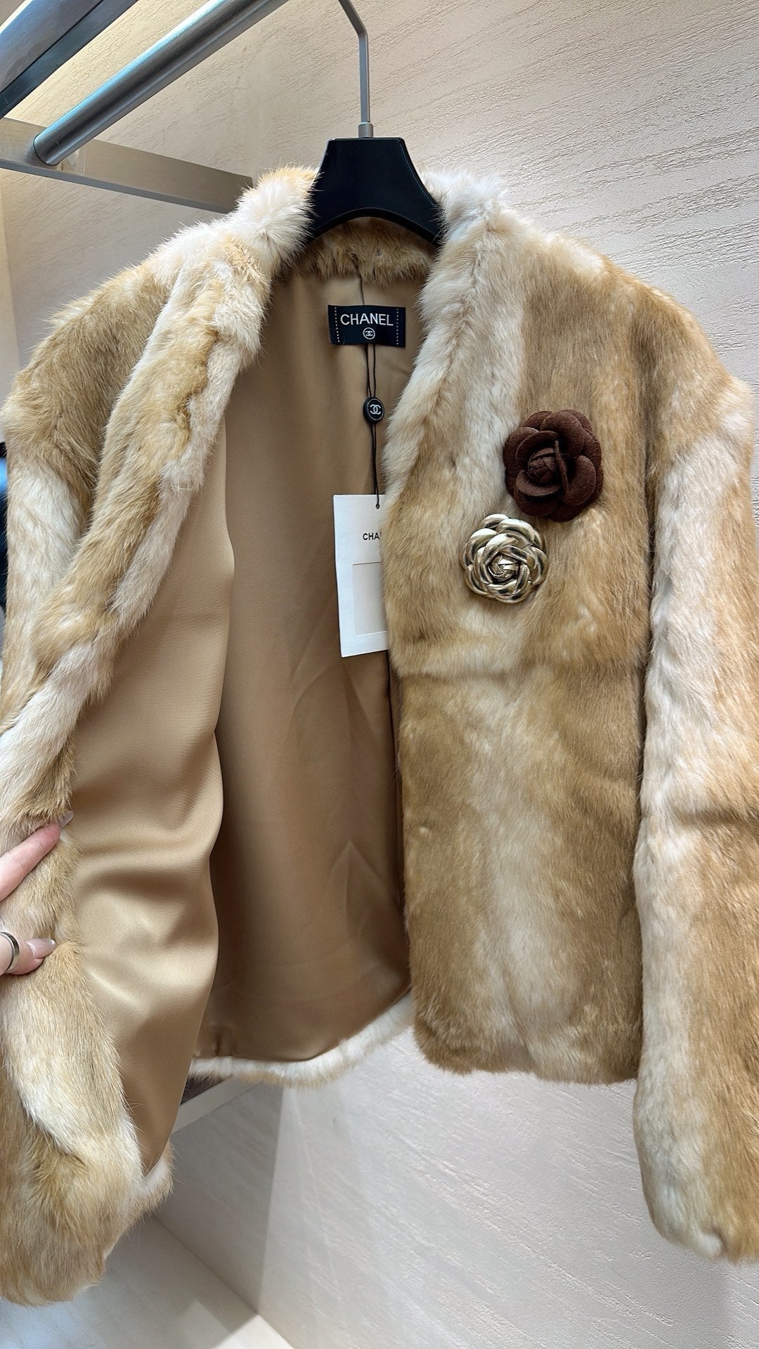 Chanel Rabbit Fur Coat