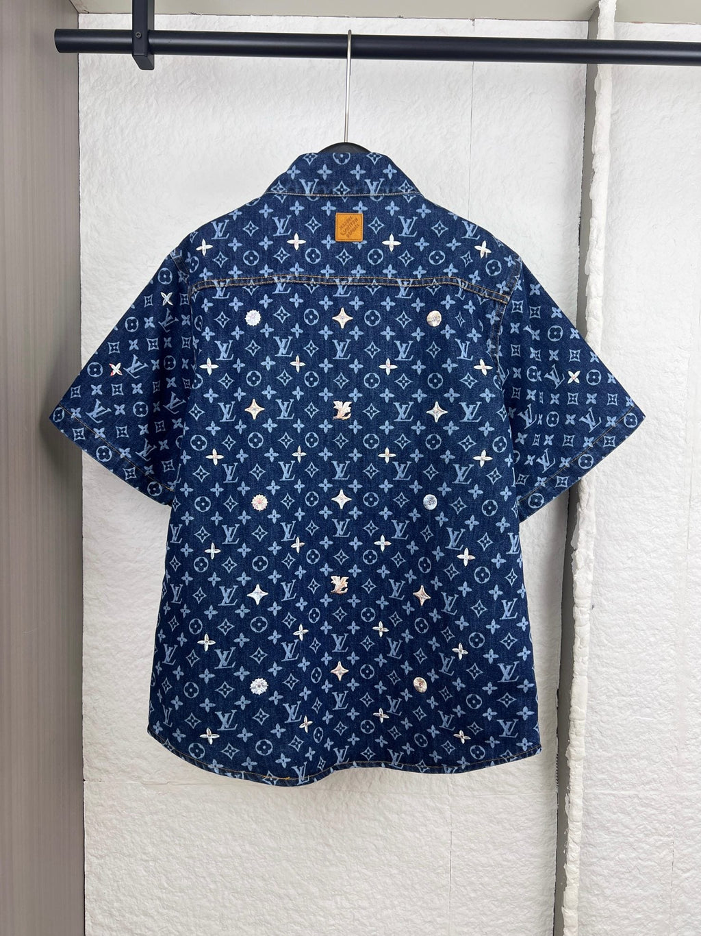 LV Denim Short-Sleeve Shirt