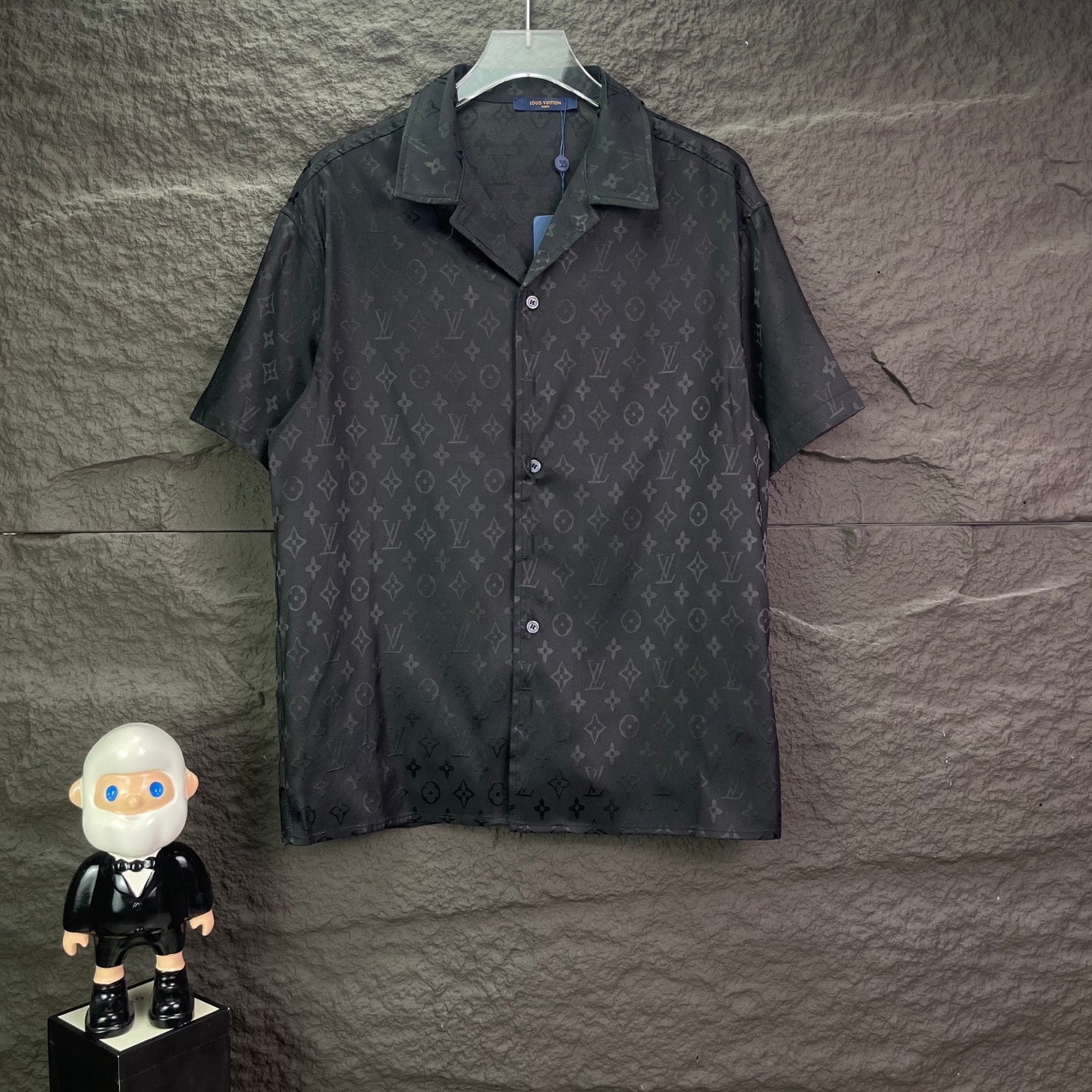 LV Jacquard Short Sleeve Shirt