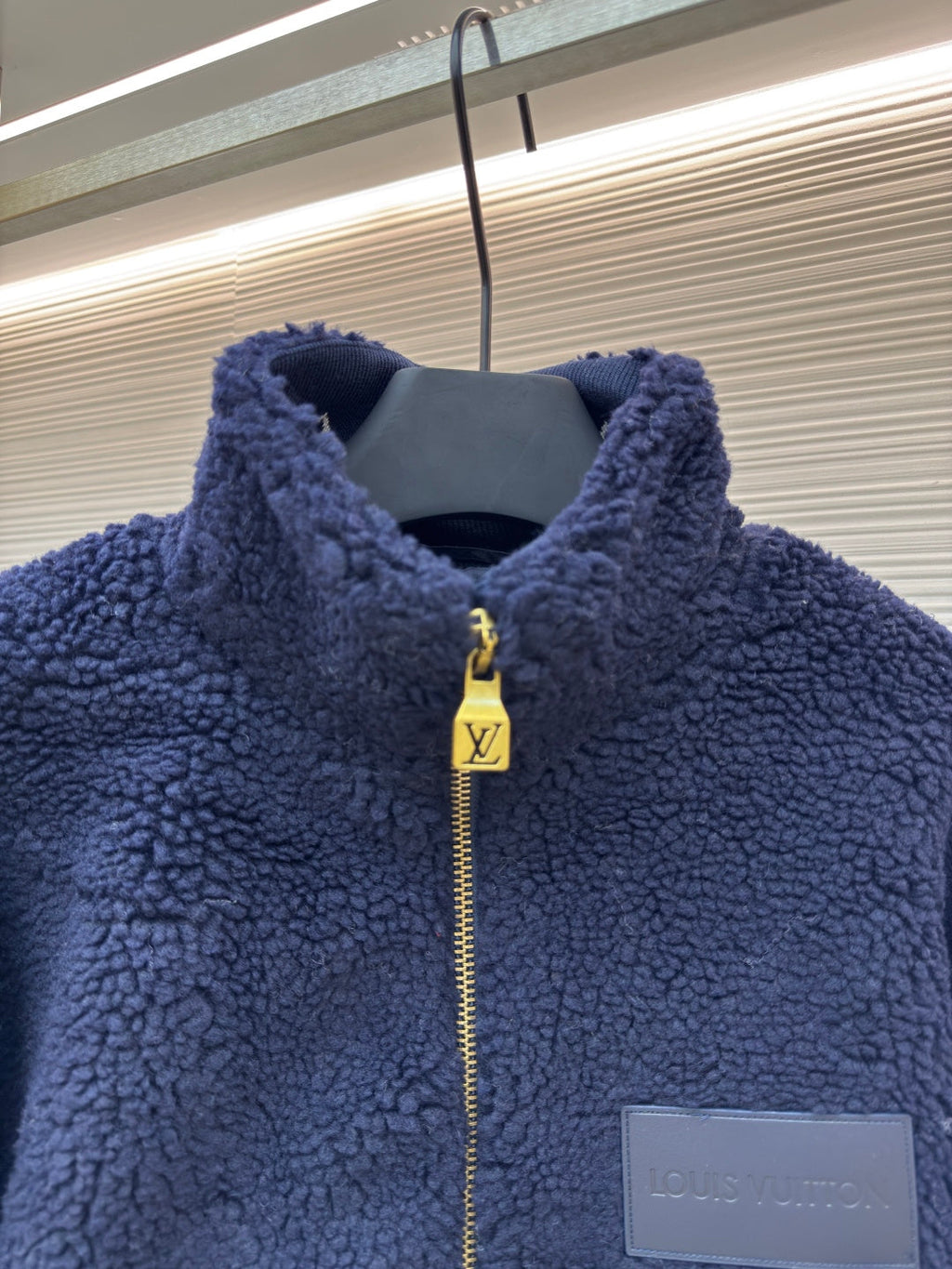 LV Teddy Wool Waist-Clinching Jacket