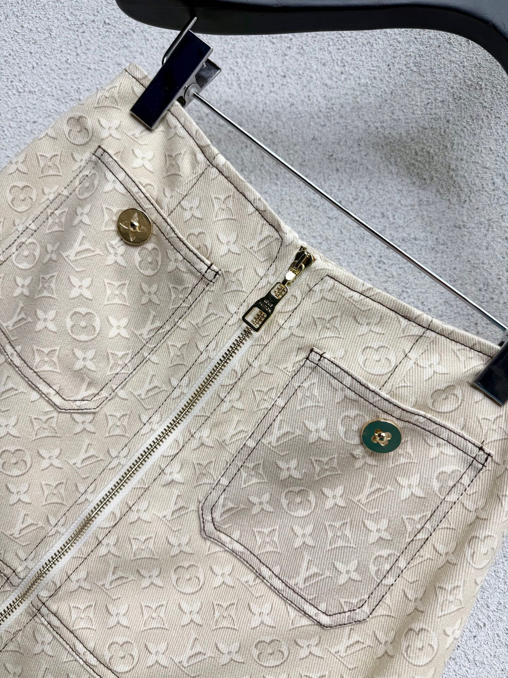 LV Monogram Fishtail Skirt - Women's