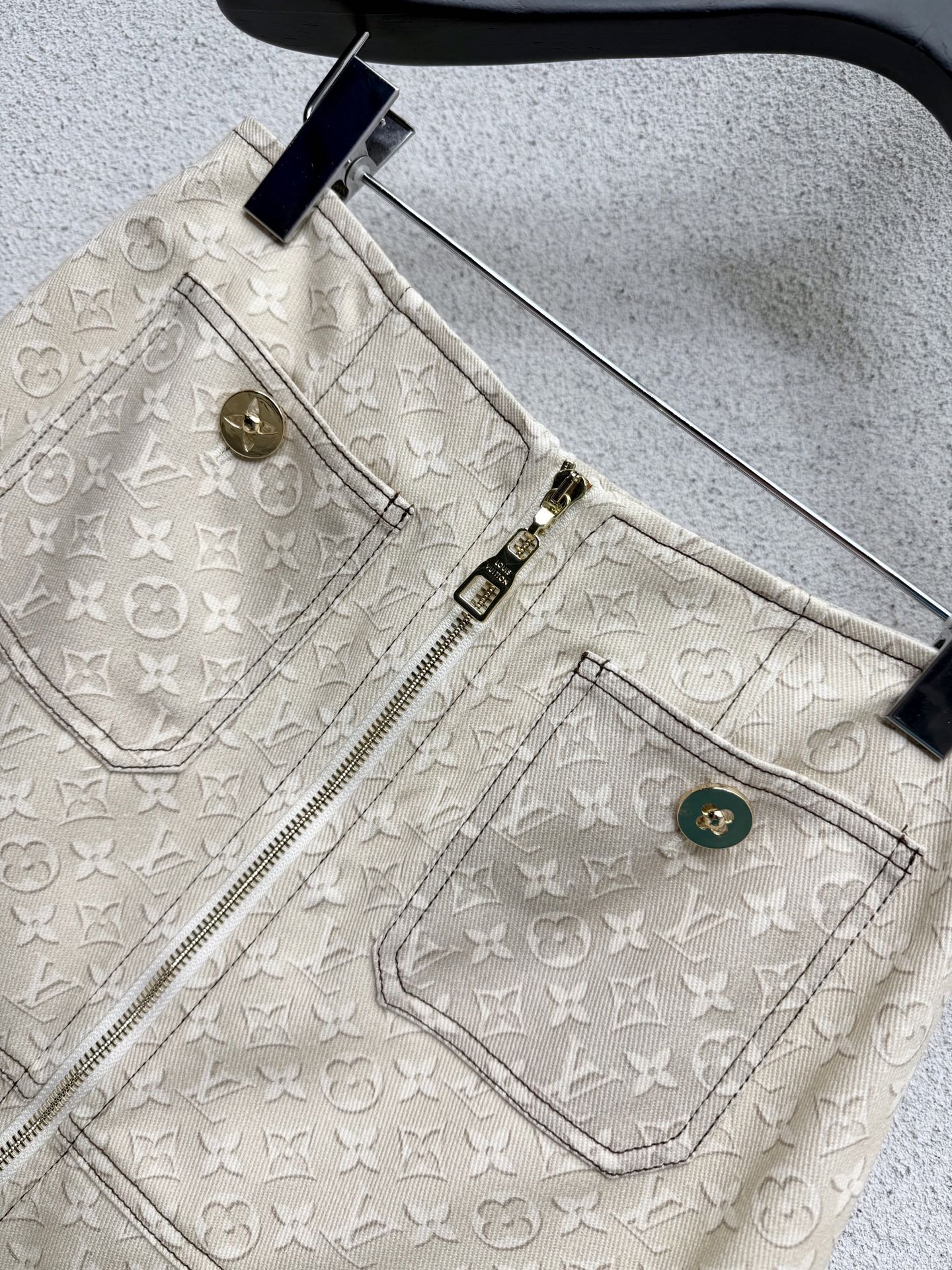 LV Monogram Fishtail Skirt - Women's