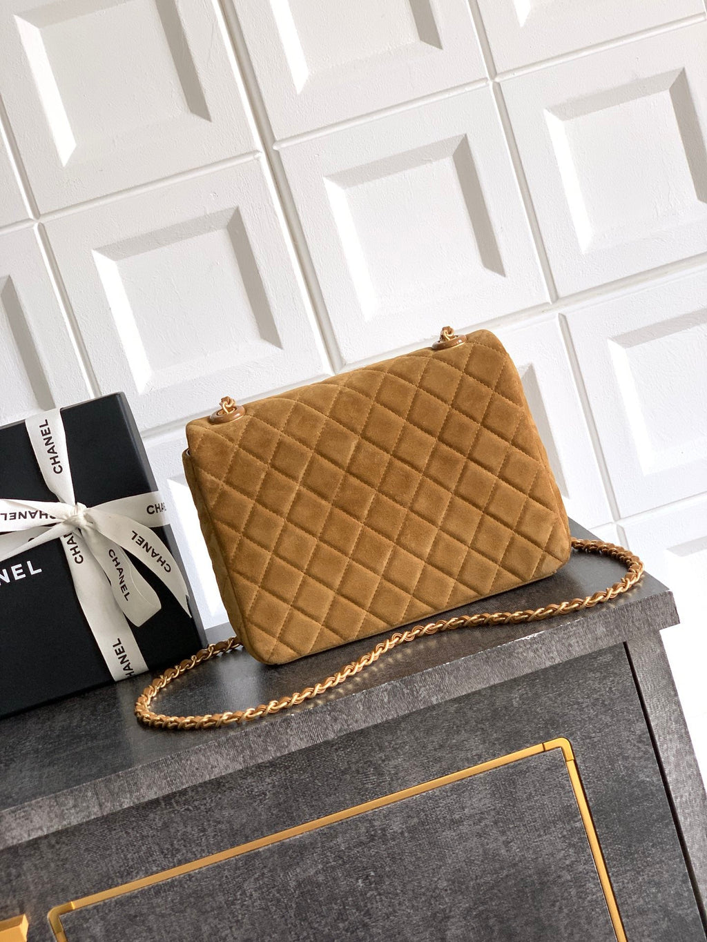 Chanel Royal Blue Suede Bad