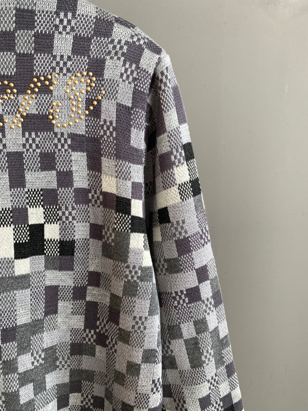 LV Camouflage Mosaic Knit Sweater