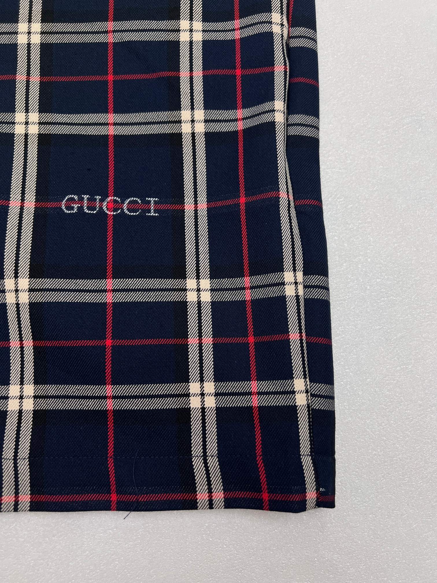 Gucci Plaid Shorts