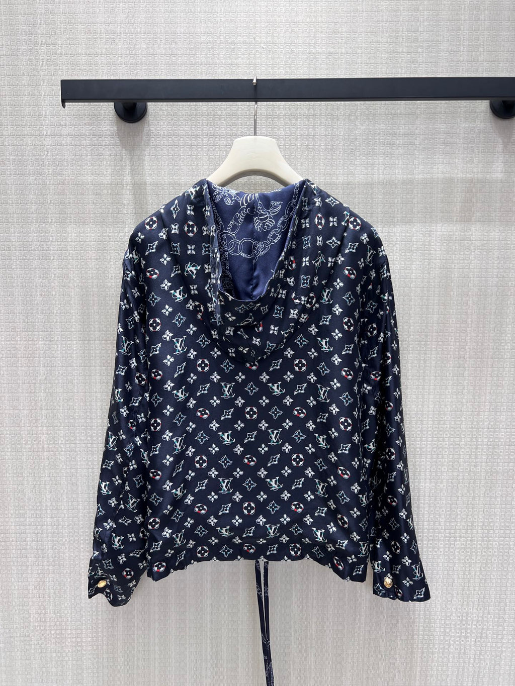 LV Nautical Print Reversible Jacket women's