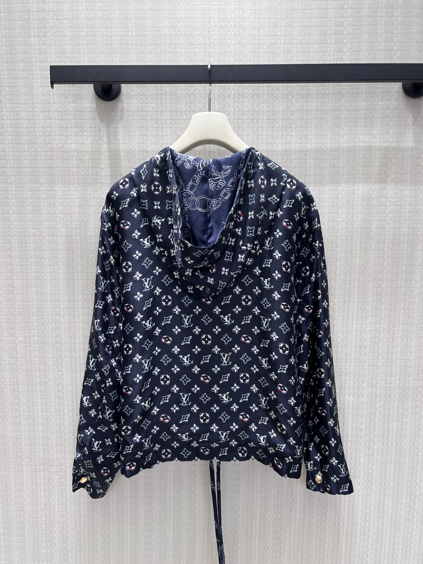 LV Nautical Print Reversible Jacket women's