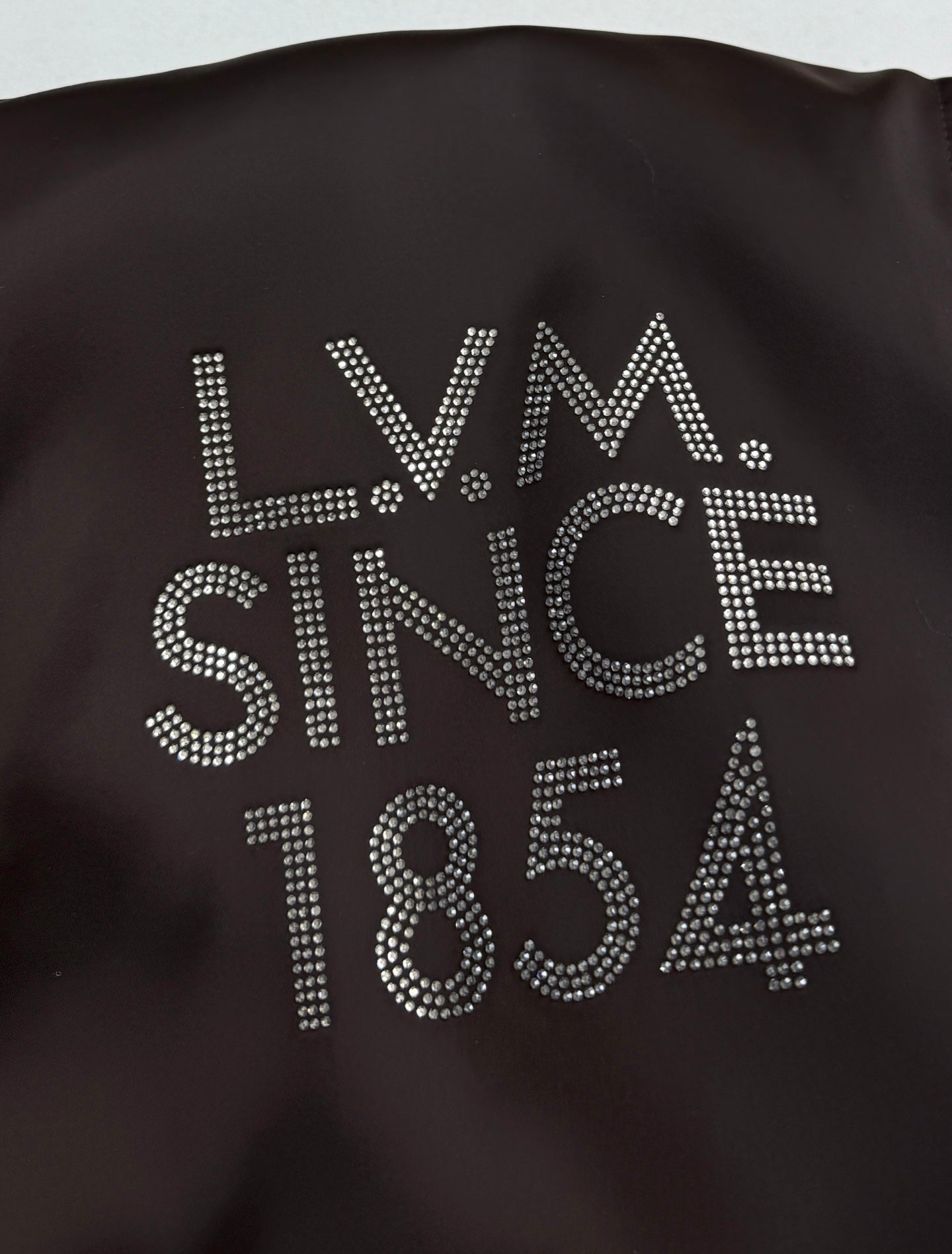 LV Rhinestone Letter Embriodery Bomber Jacke