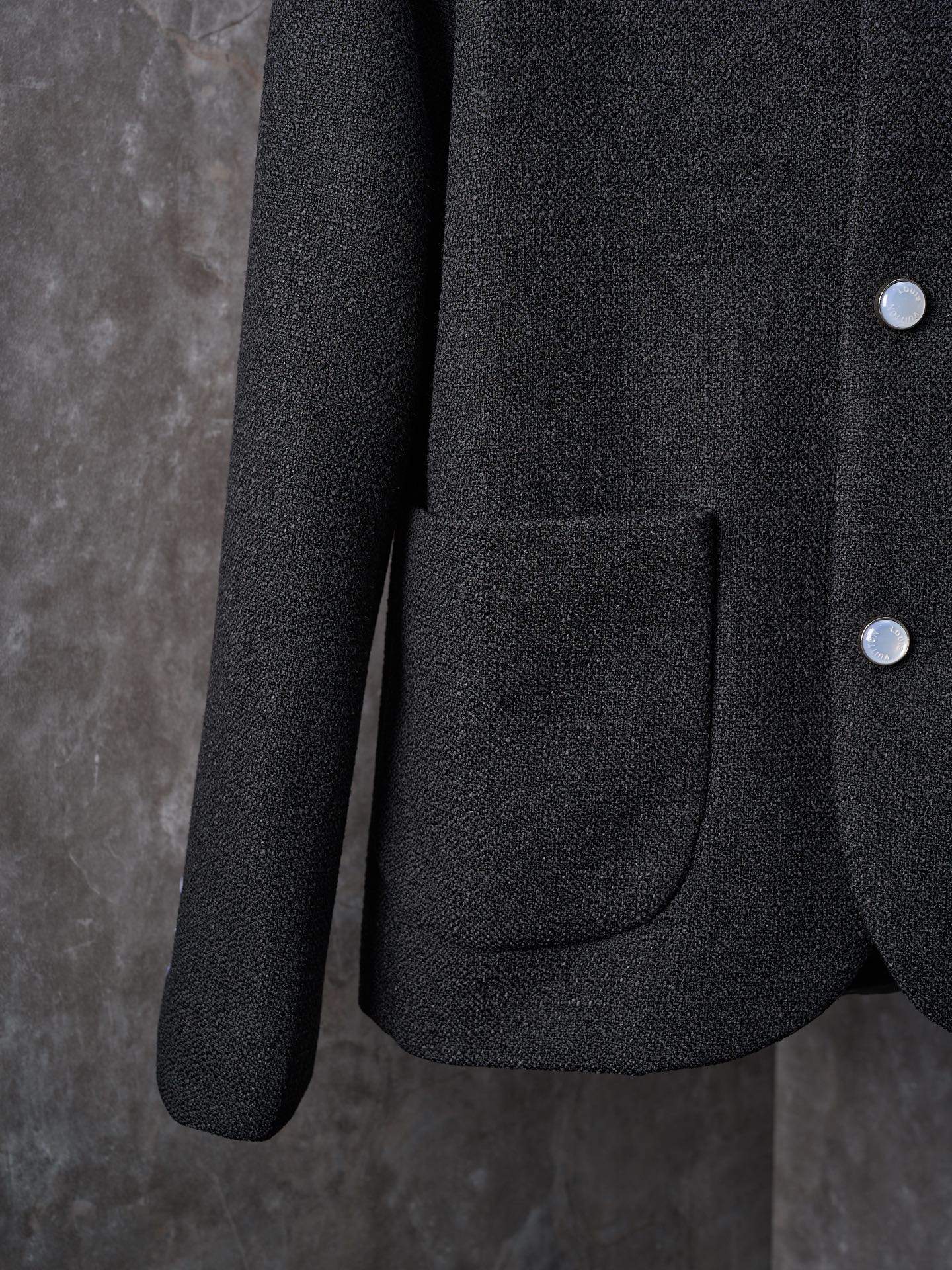 LV Pocket Embriodered Single-Breasted Jacket