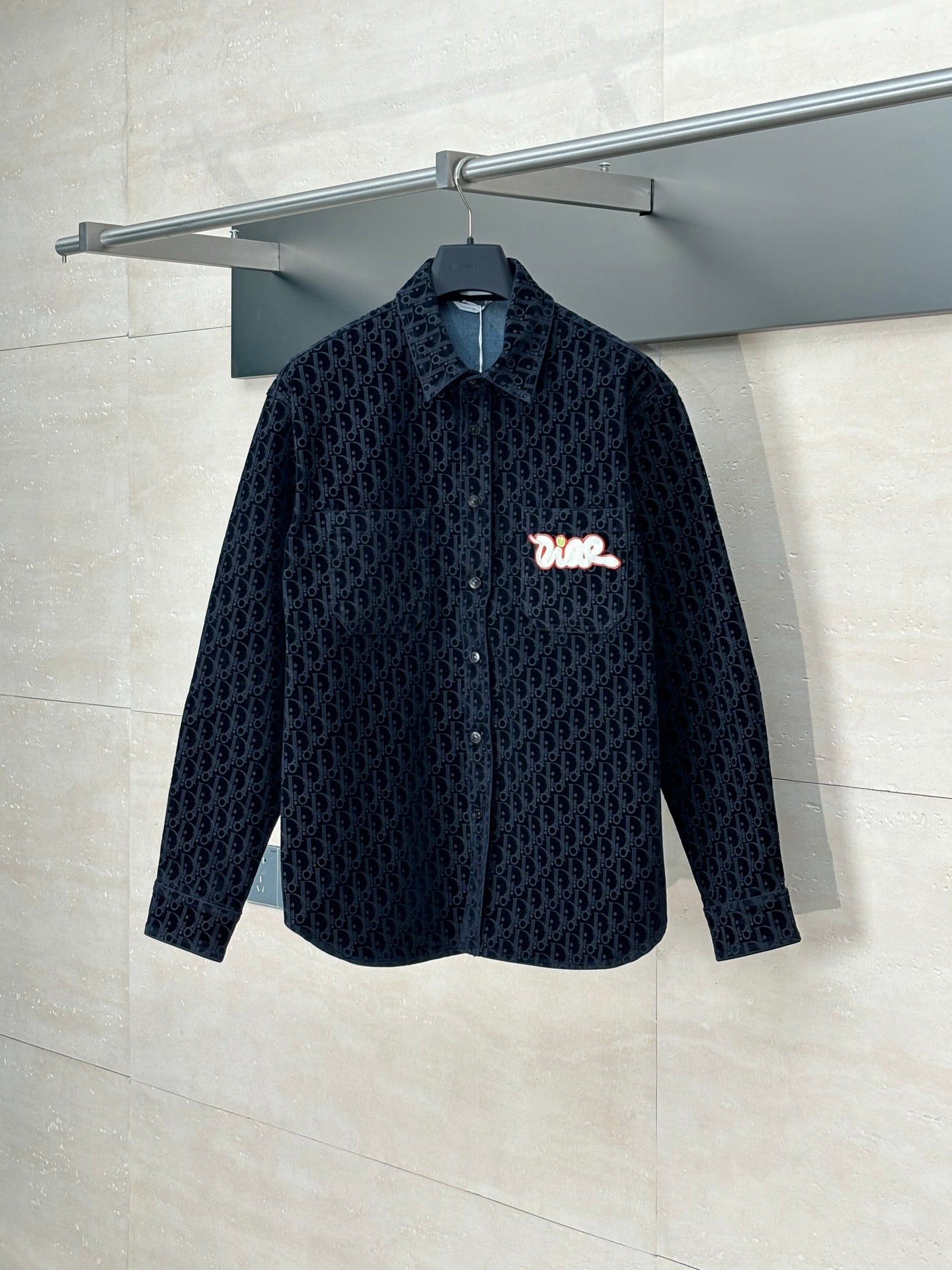 Dior denim long sleeve shirt