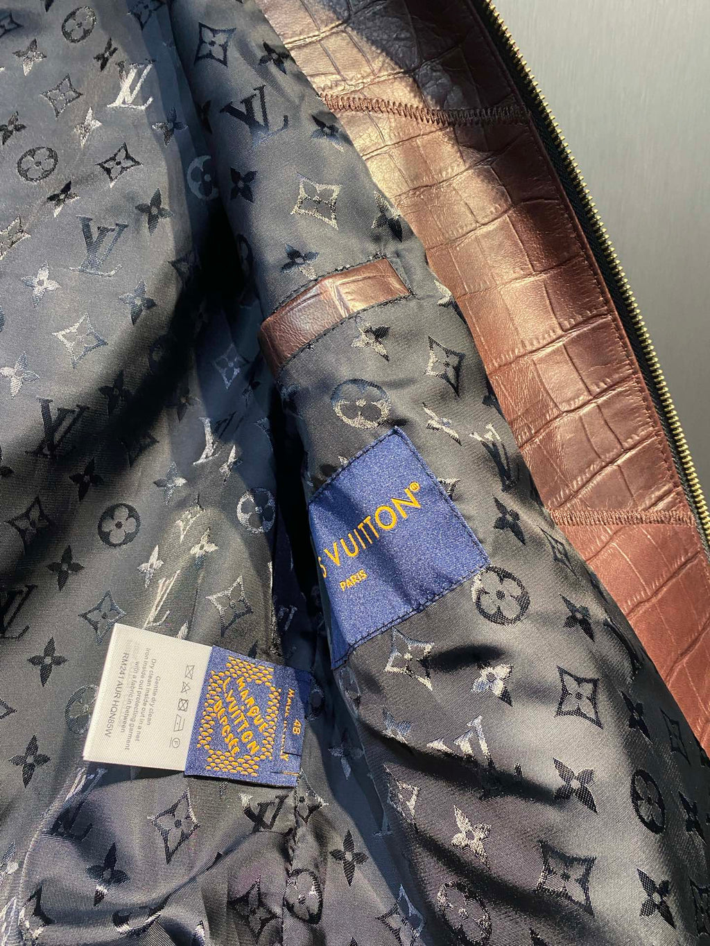 LV Stand Collar Flight Jacket