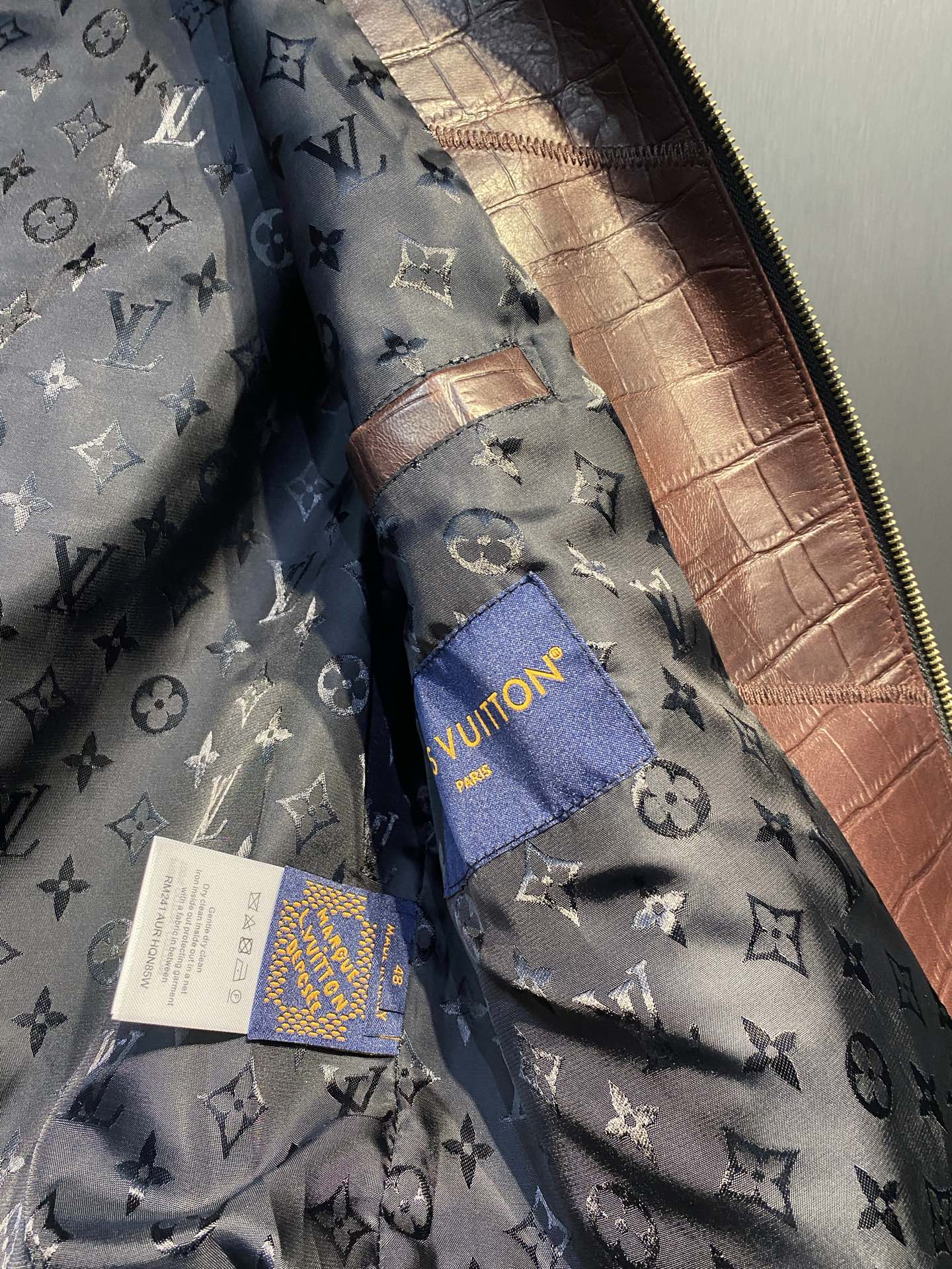 LV Stand Collar Flight Jacket