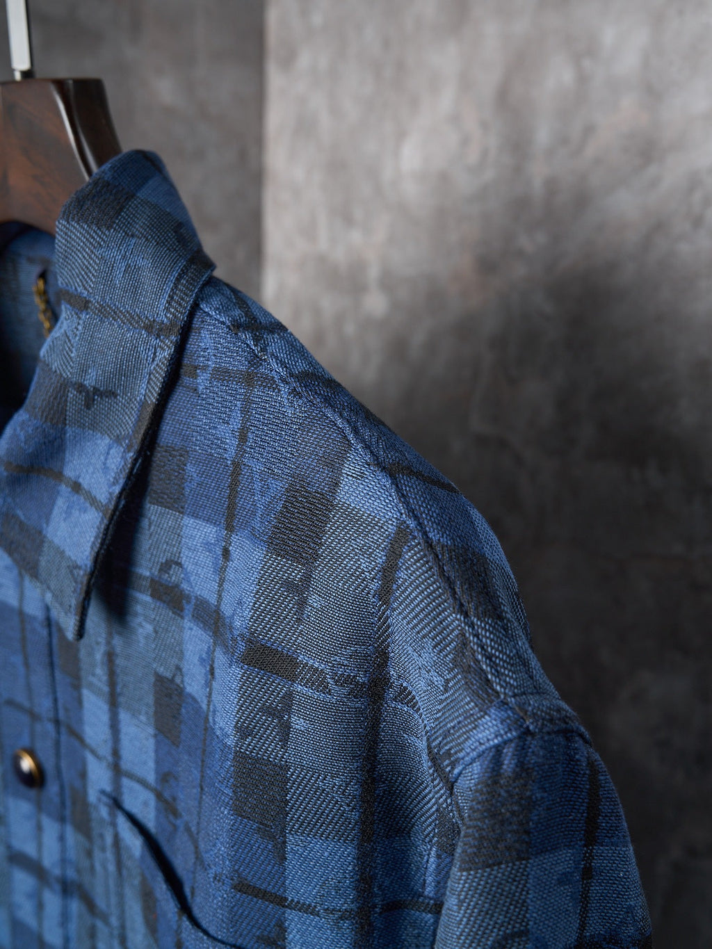 LV Monogram Tartan Denim Overshirt