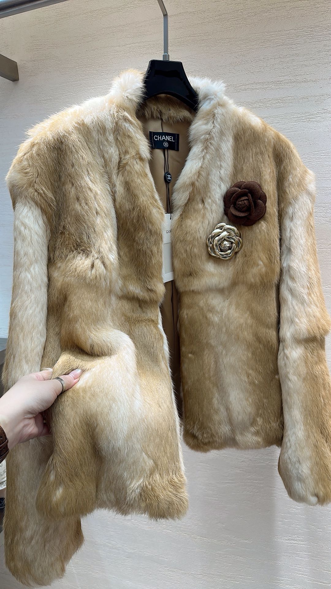 Chanel Rabbit Fur Coat