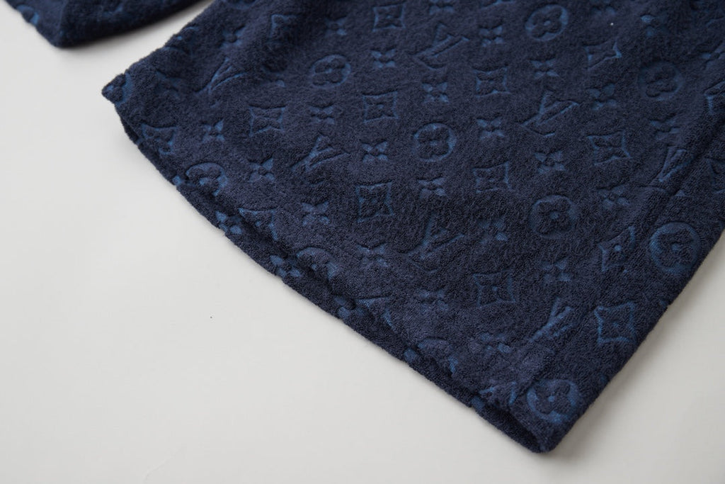 LV Embossed Terry Cloth Shorts