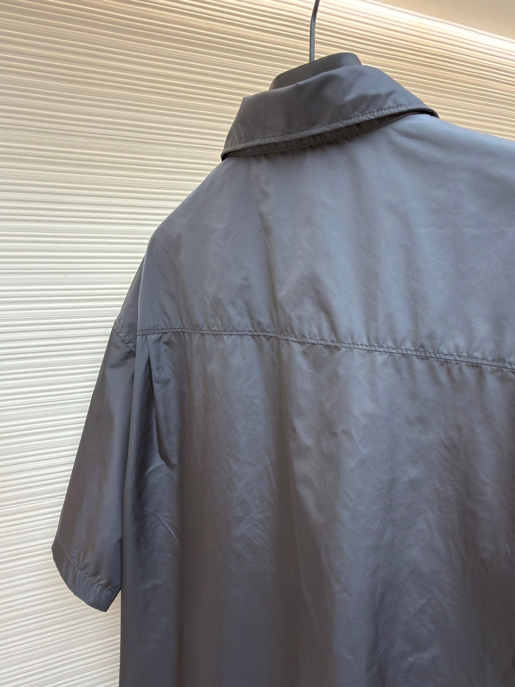 Prada Nylon Collar Shirt
