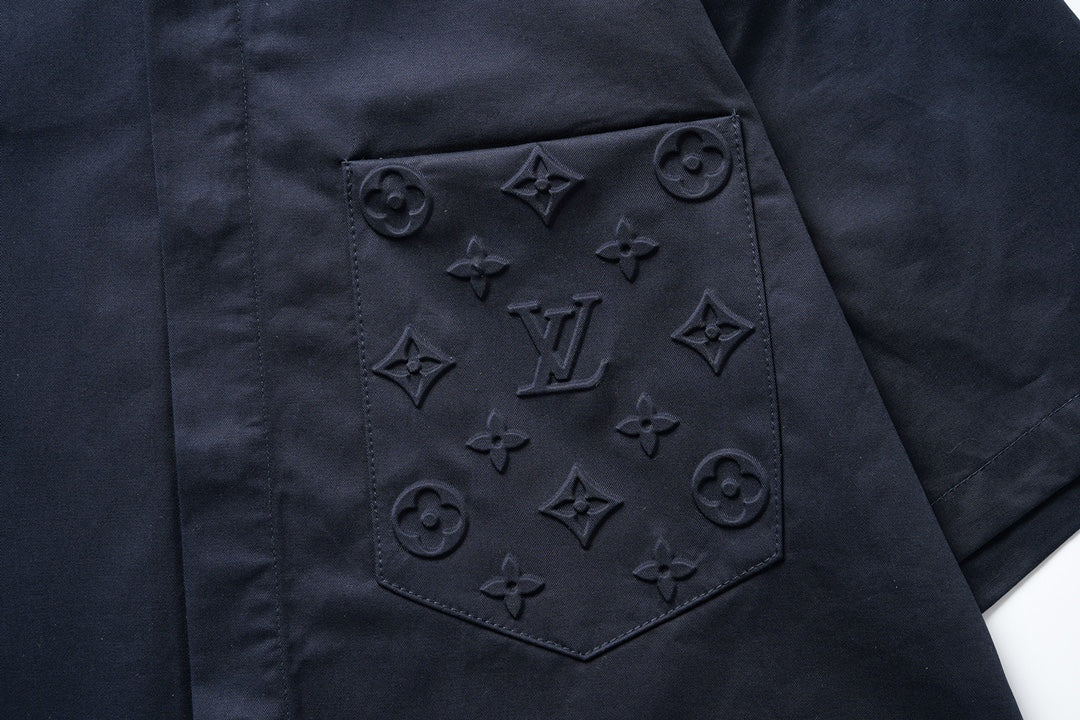 LV Monogram Short-Sleeve Shirt