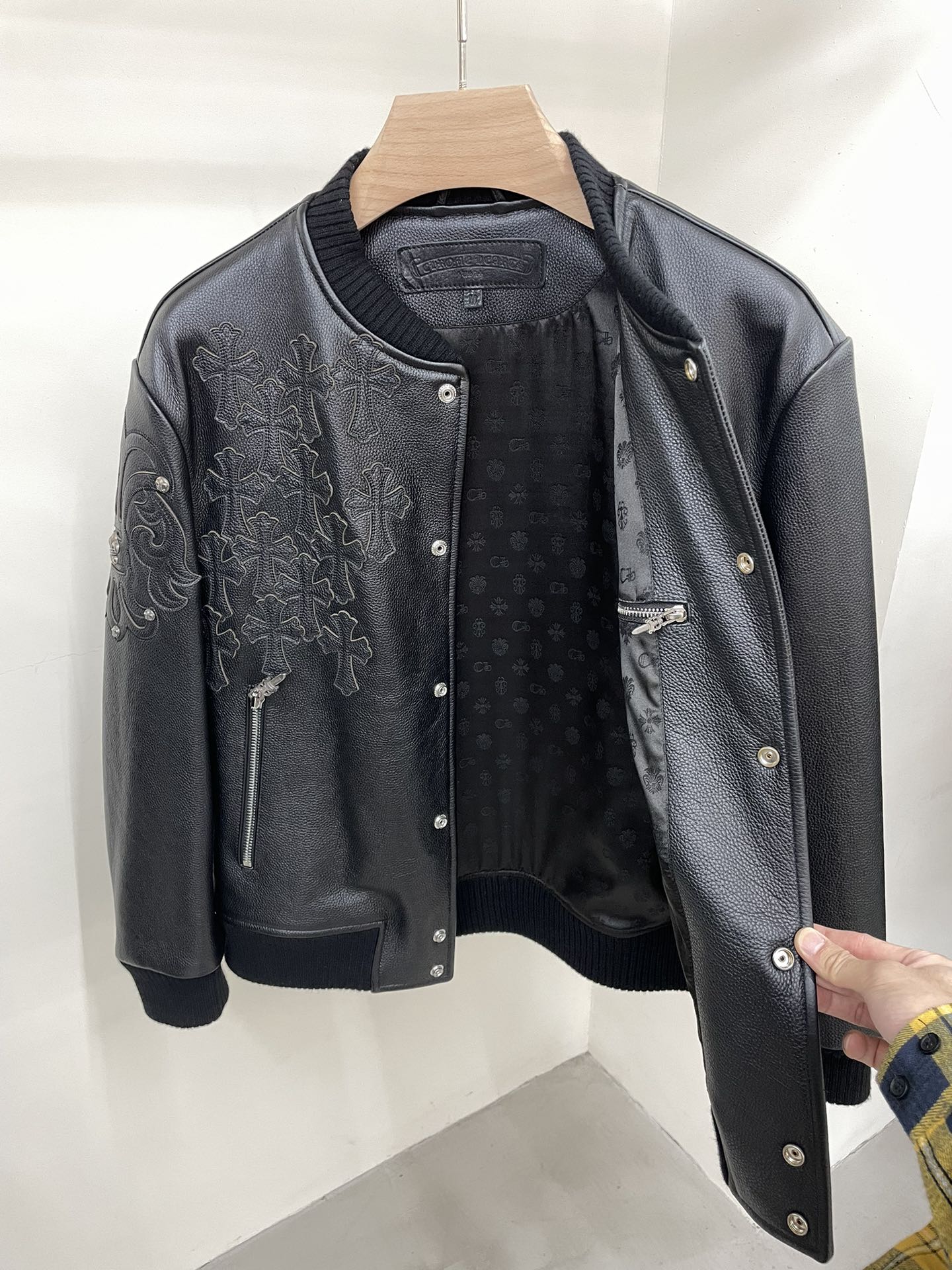 Chrome Heart Leather Jacket