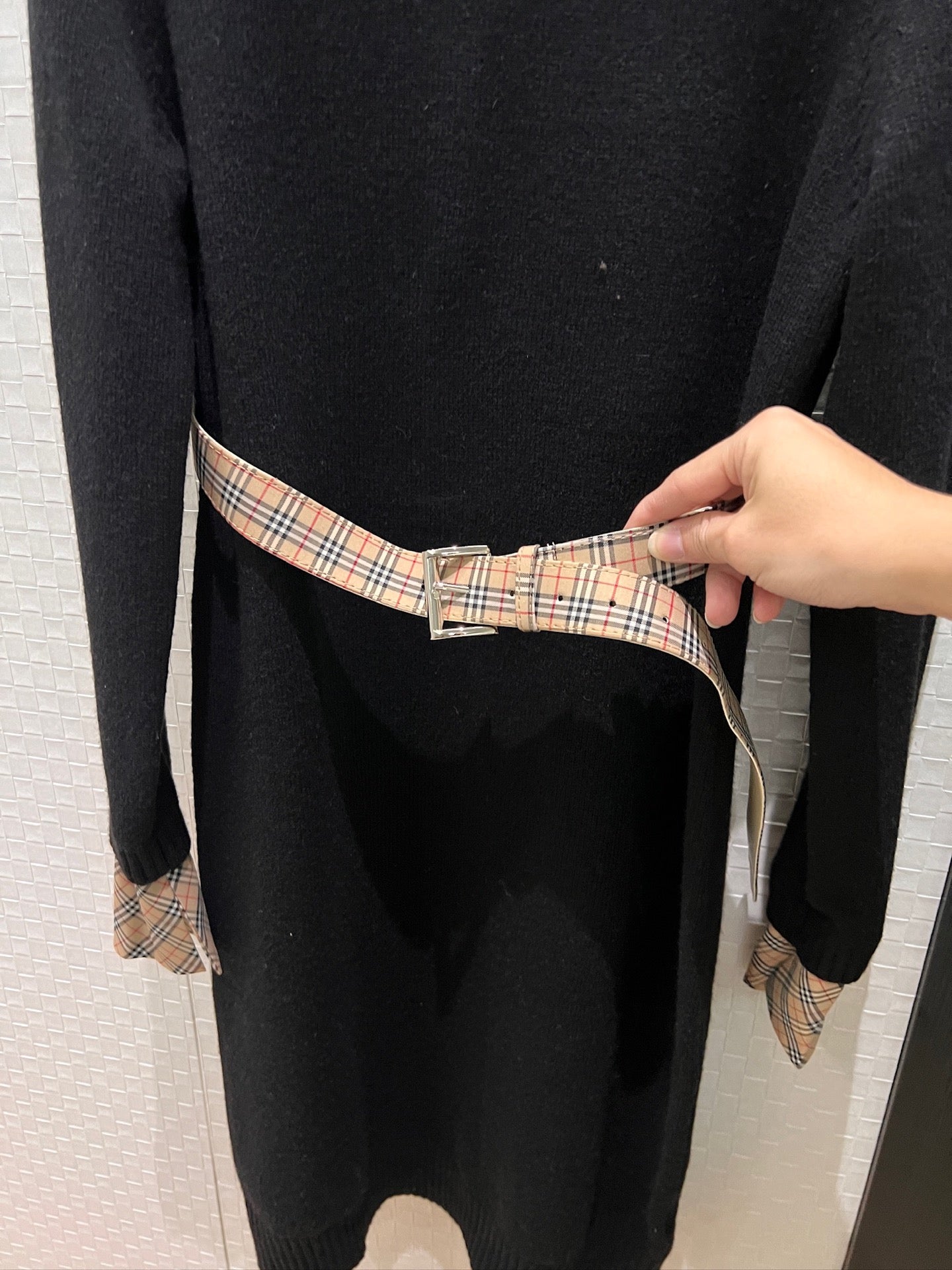 Women's Double Layered Turtleneck Knit