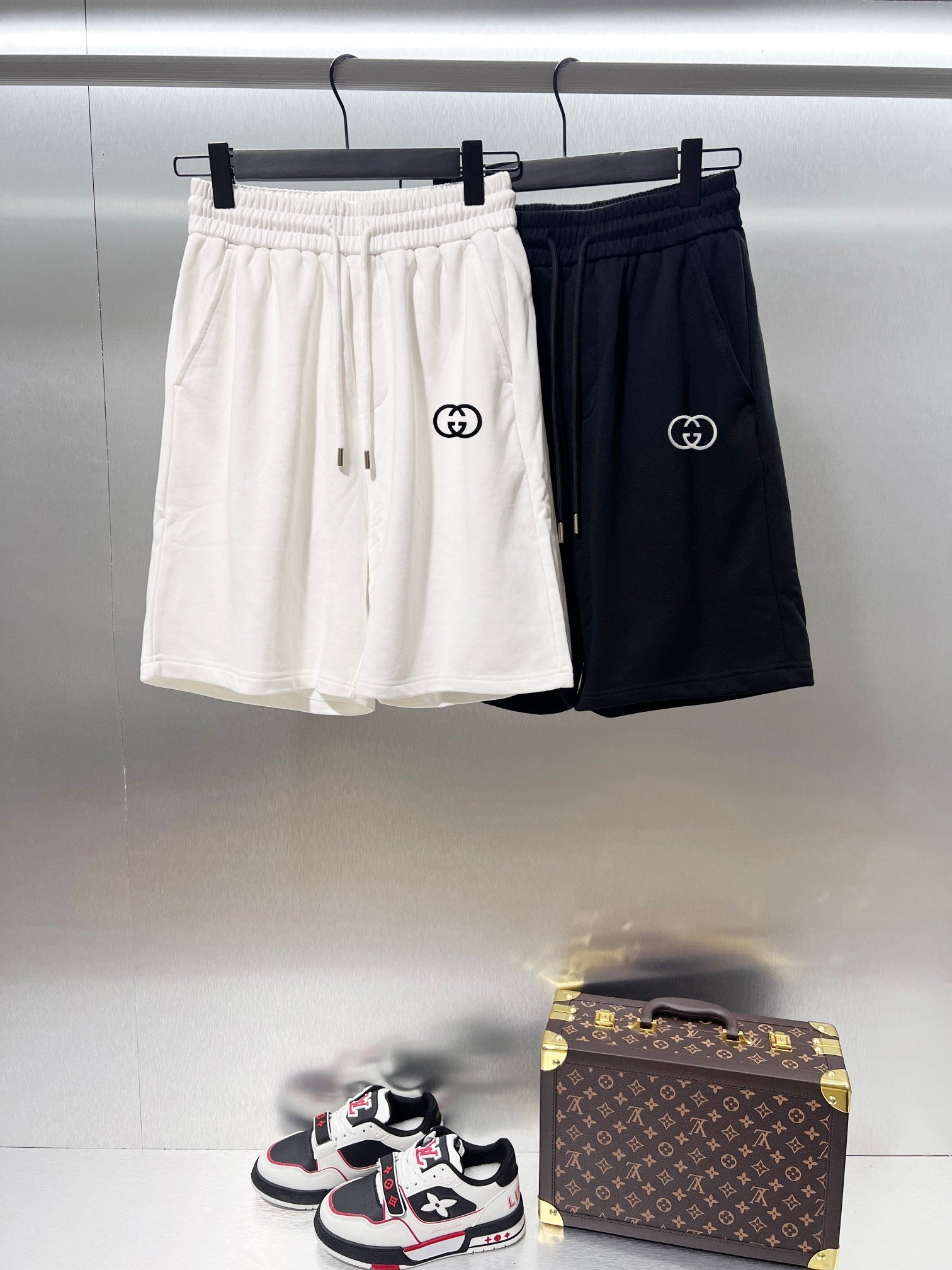 Gucci Embroidered GG Shorts