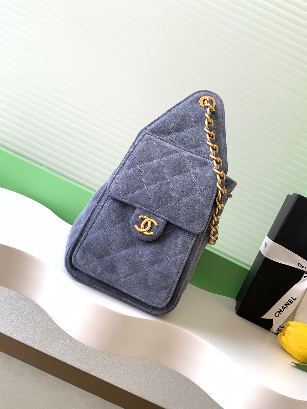 Chanel Bag with frosted Leather