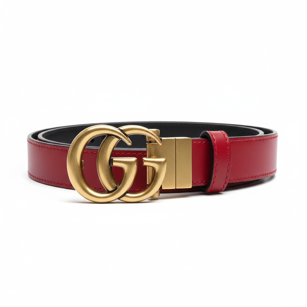 Reversible Gucci belt for women