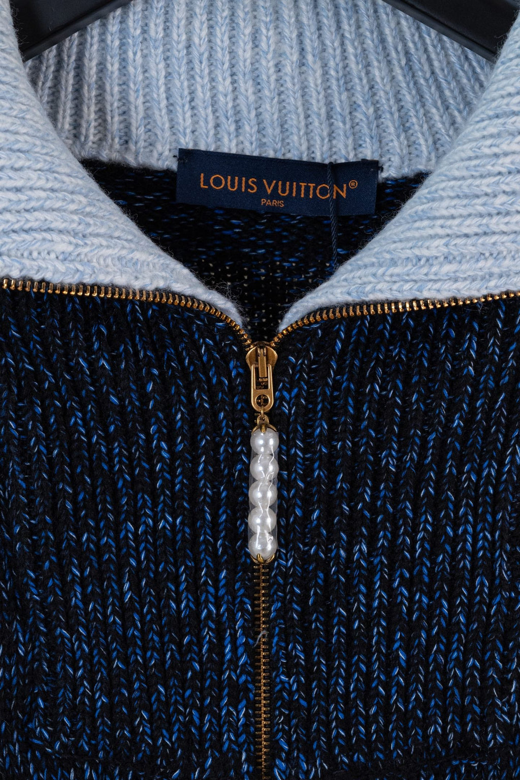 LV Pharrell &  Nigo Collection Zipper Knit Jacket