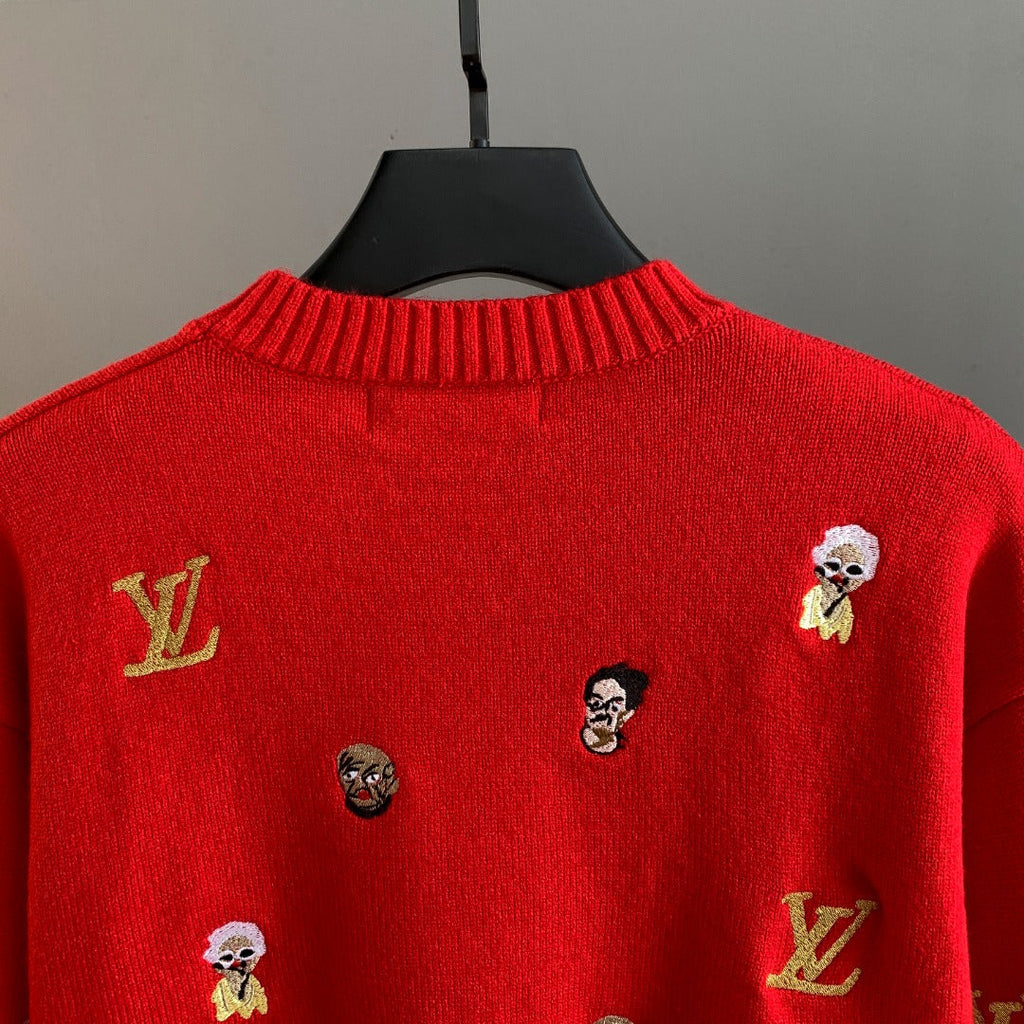 LV Jacquard Knit Sweater