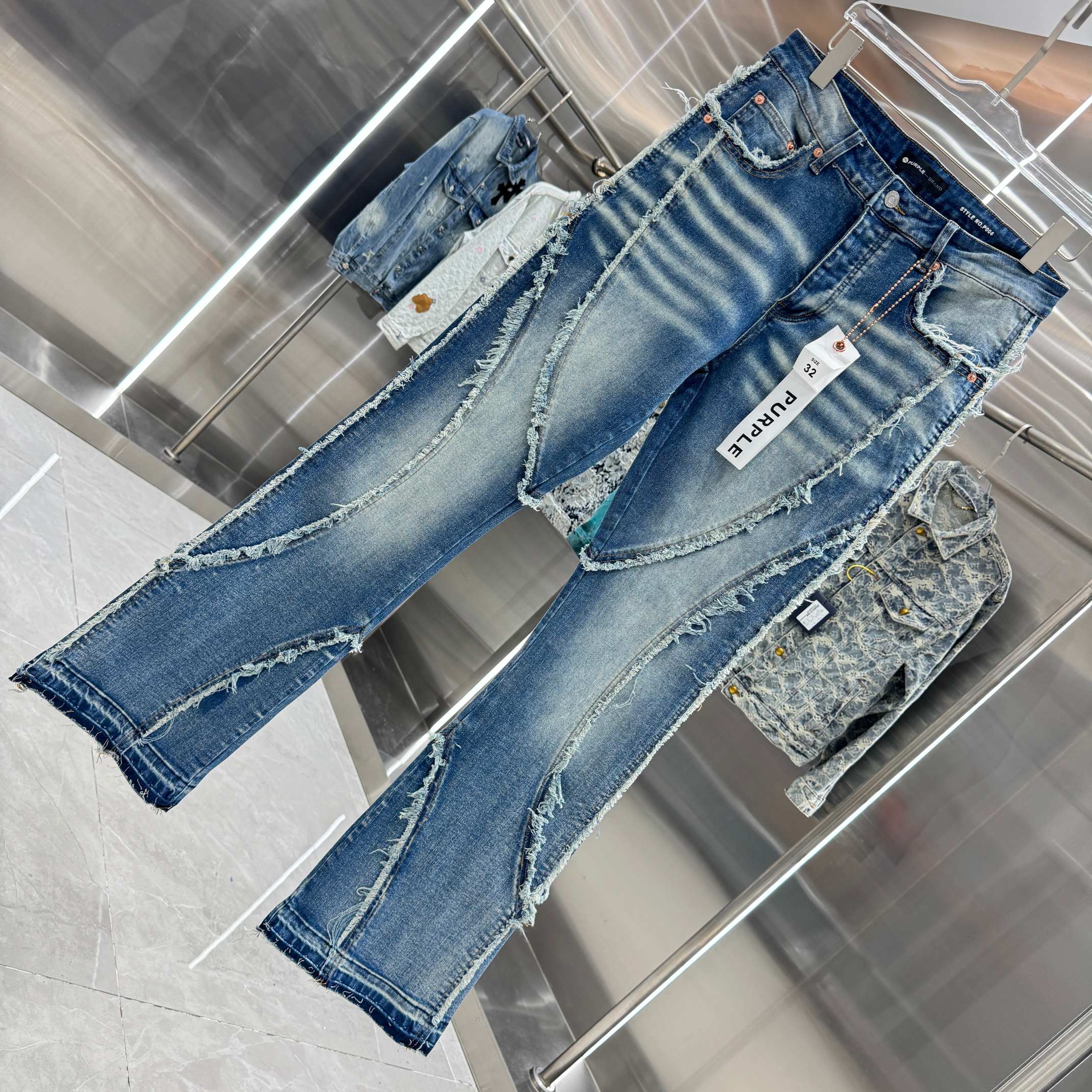 Purple Label Washed Denim Jeans