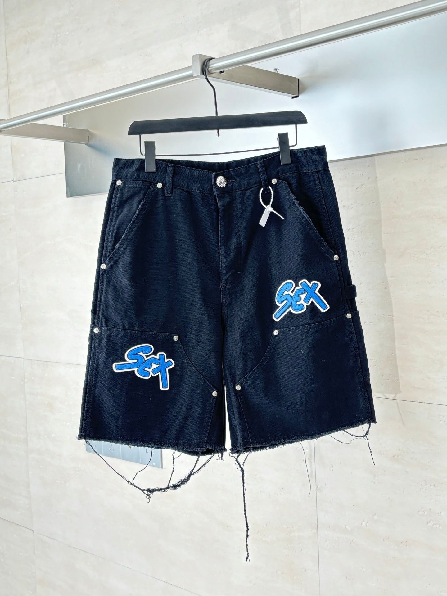 Chrome Heart Denim Shorts