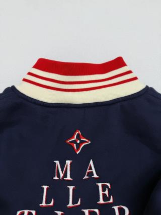LV Embroidered Baseball Jacket