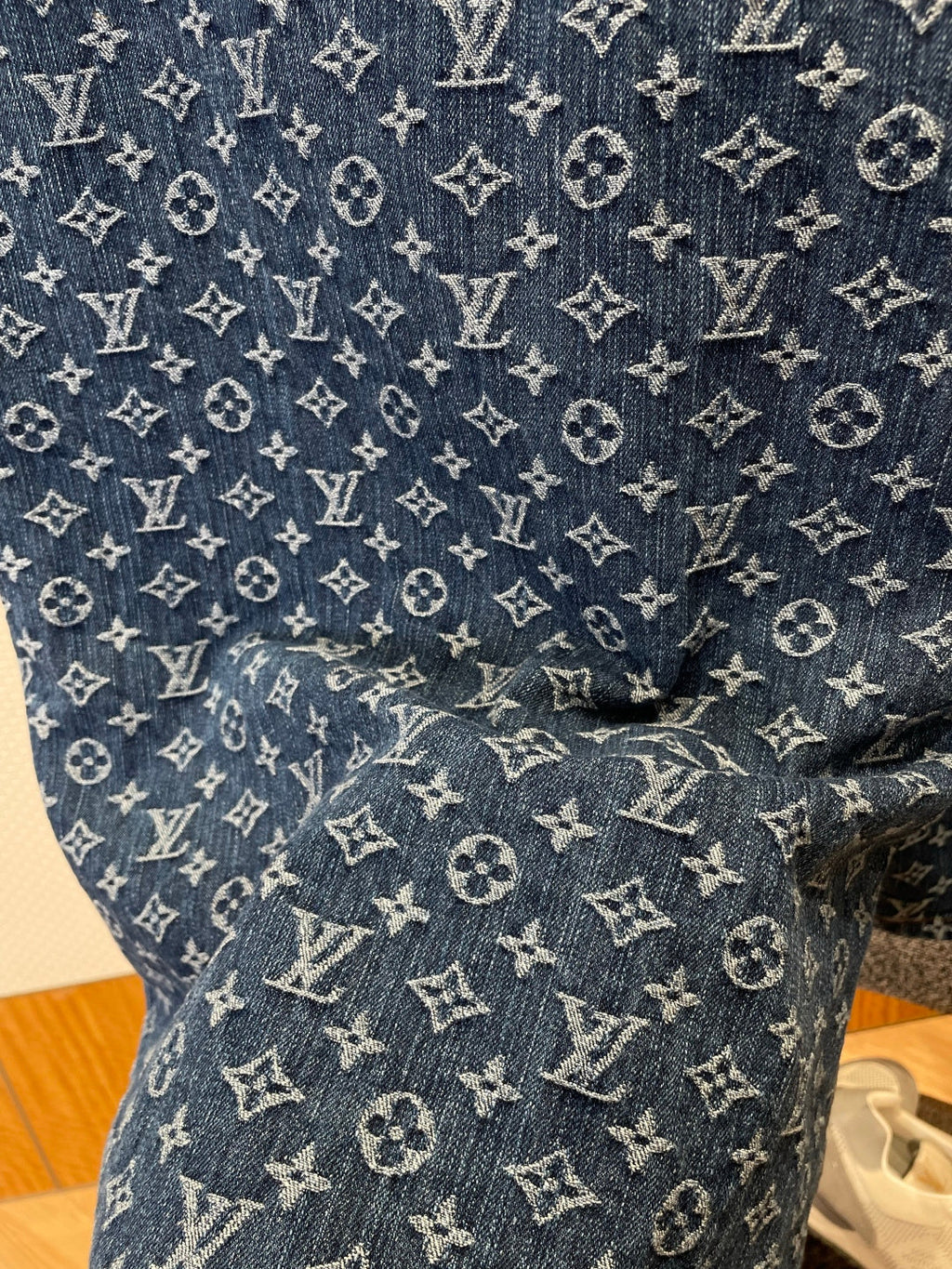 LV Denim Shirt & Pant Set