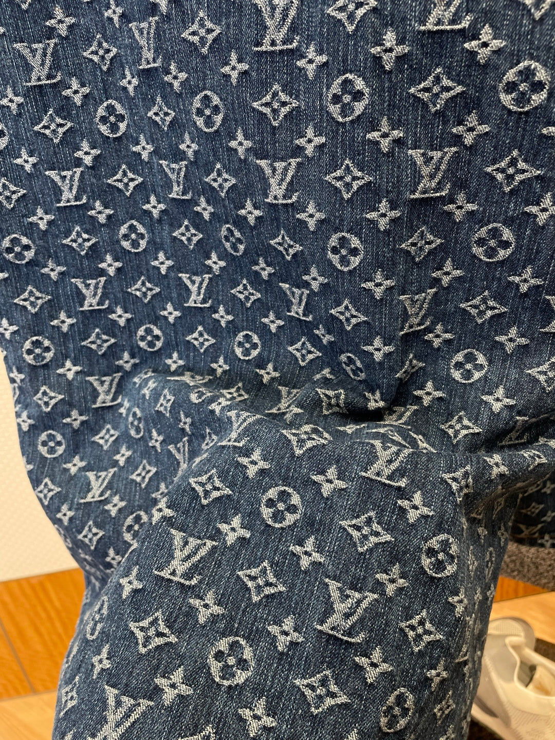 LV Denim Shirt & Pant Set