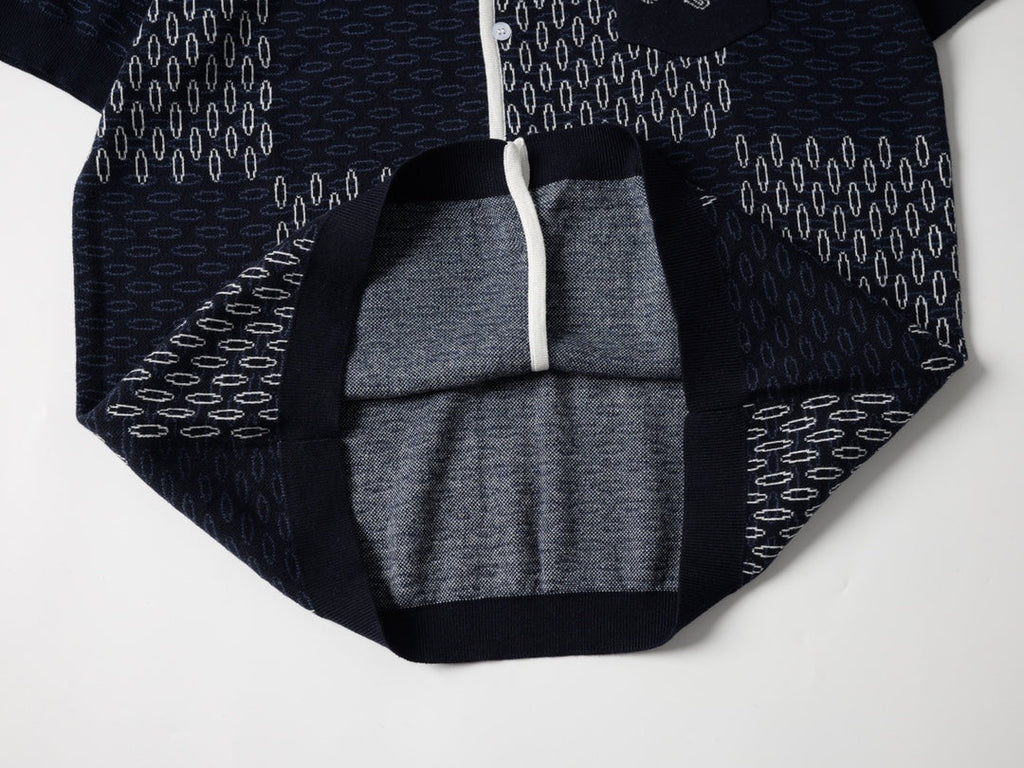 LV checked Knit Shirt
