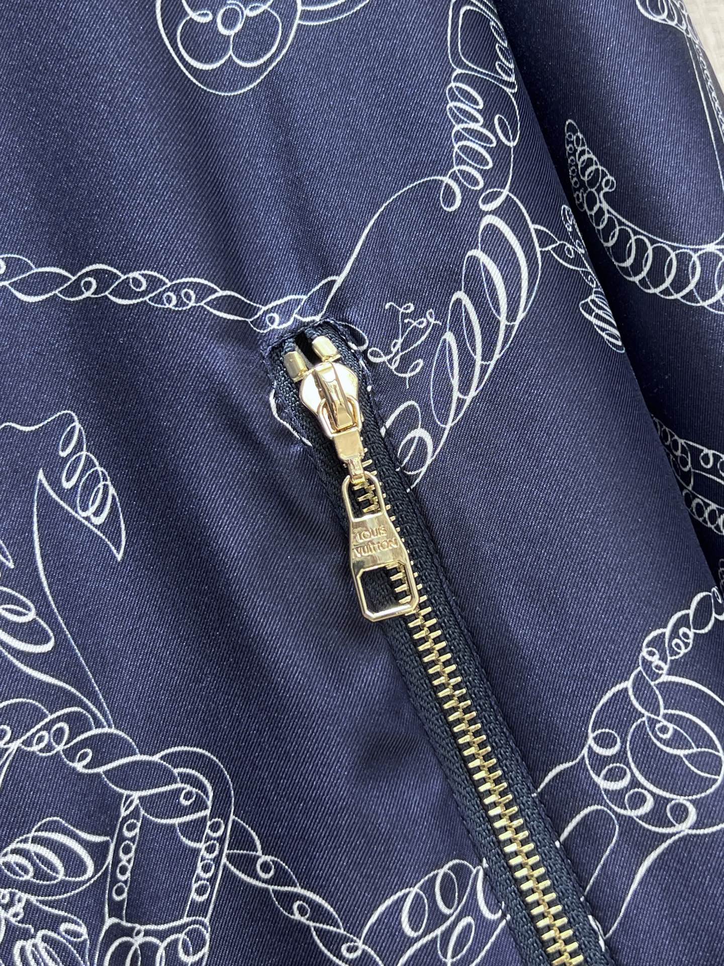 LV Nautical Print Reversible Jacket women's