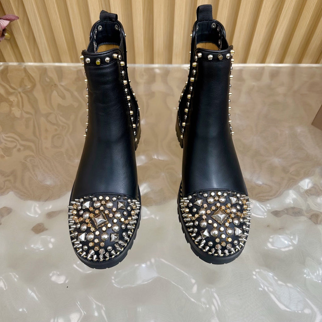 Women's Christian Louboutin studded ankle boots