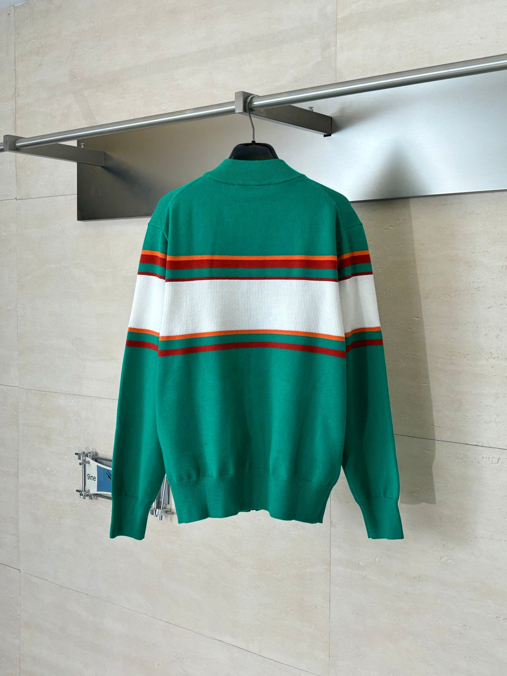 LV Cotton Blend Knit Zipper Jacket