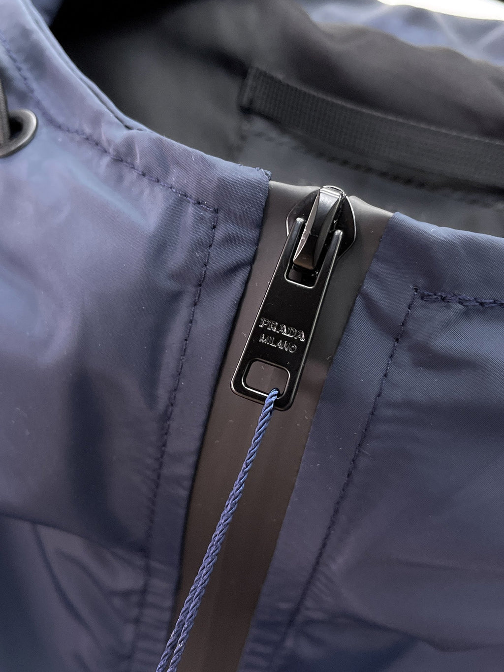 Prada Nylon/Leather Jacker