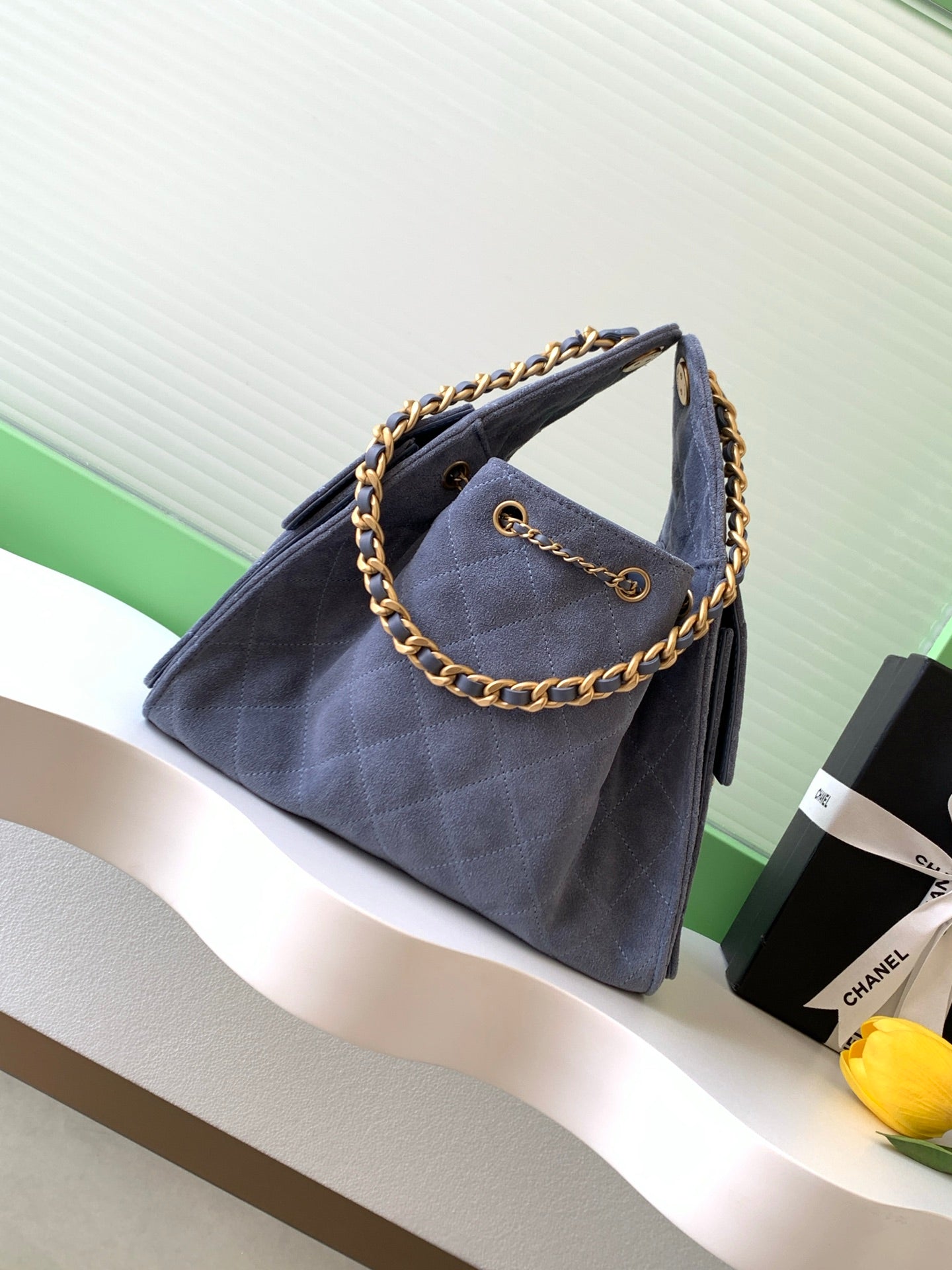 Chanel Bag with frosted Leather