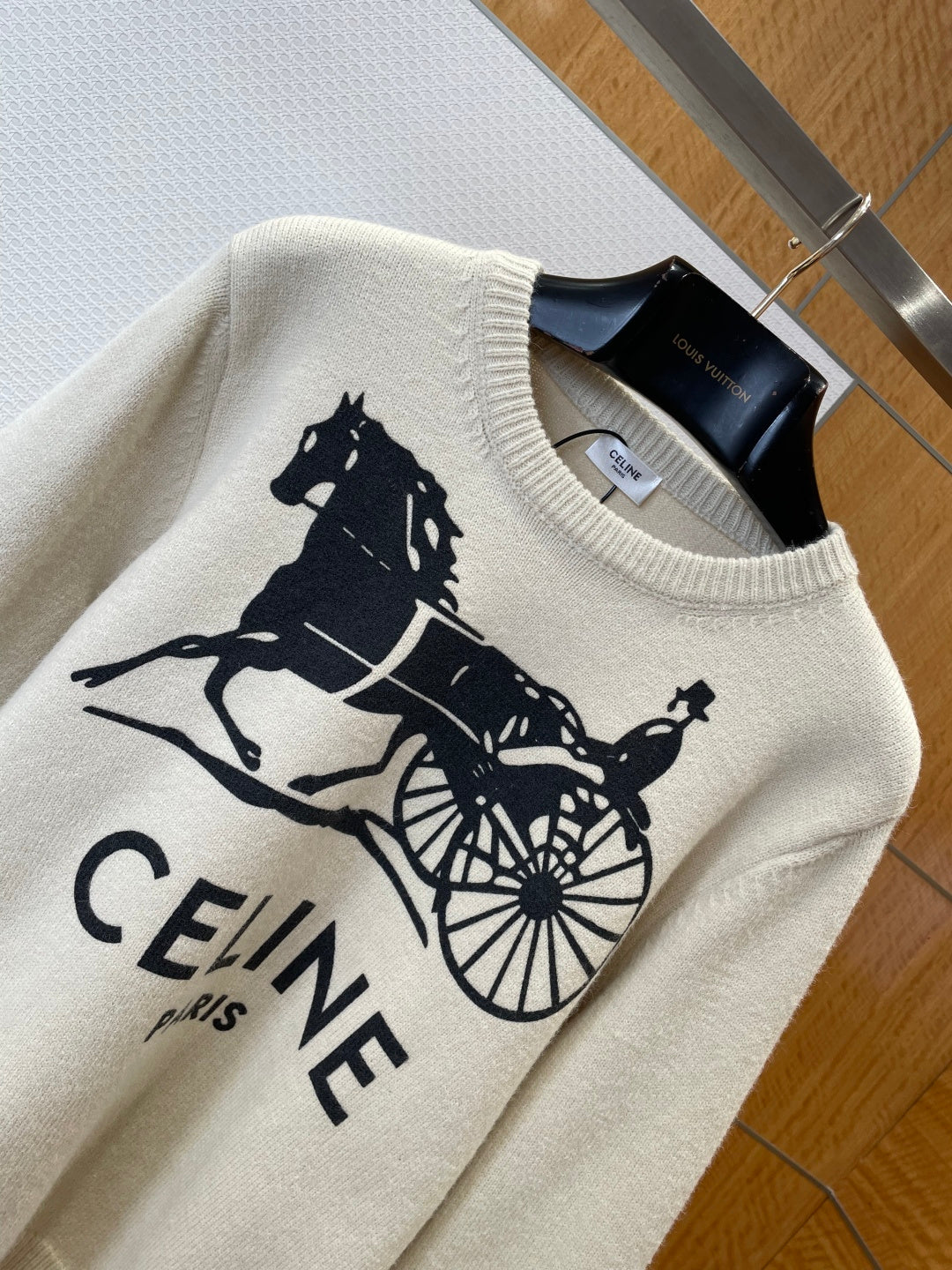 Celine Jacquard Knit Sweater